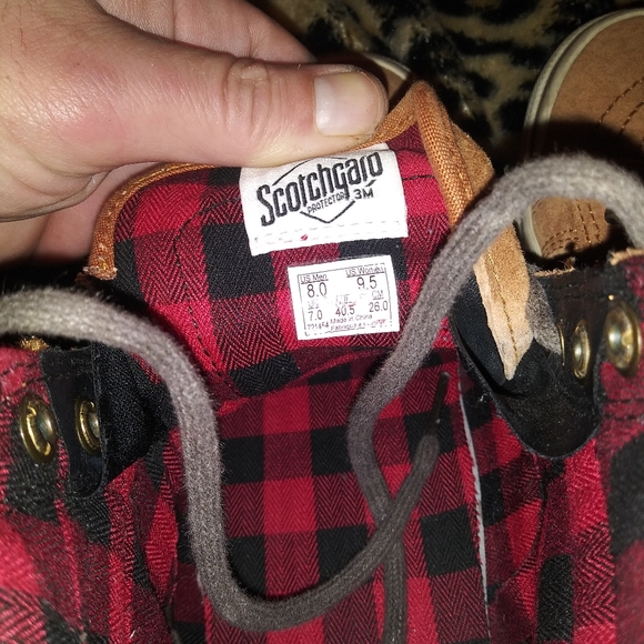 *Limited Edition LumberJack Vans* (Mens size 8) - Picture 7 of 7